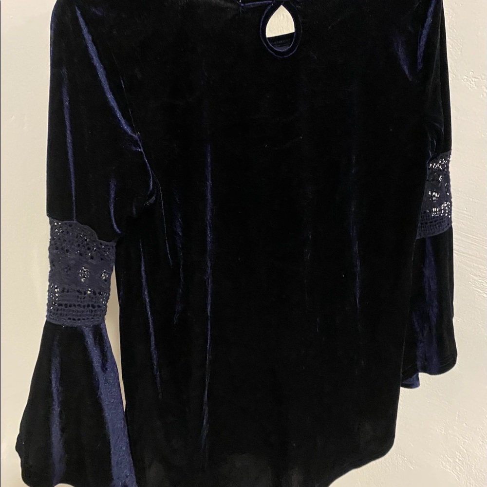 Velvety Indigo Top